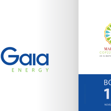 Gaia Energy’s exhibition at COP22